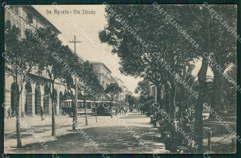 La Spezia Città Tram cartolina QZ7291 – fronte