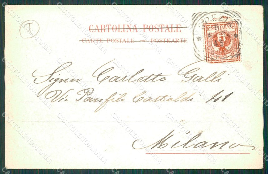 La Spezia Città Battello PIEGA cartolina QZ7307 – retro