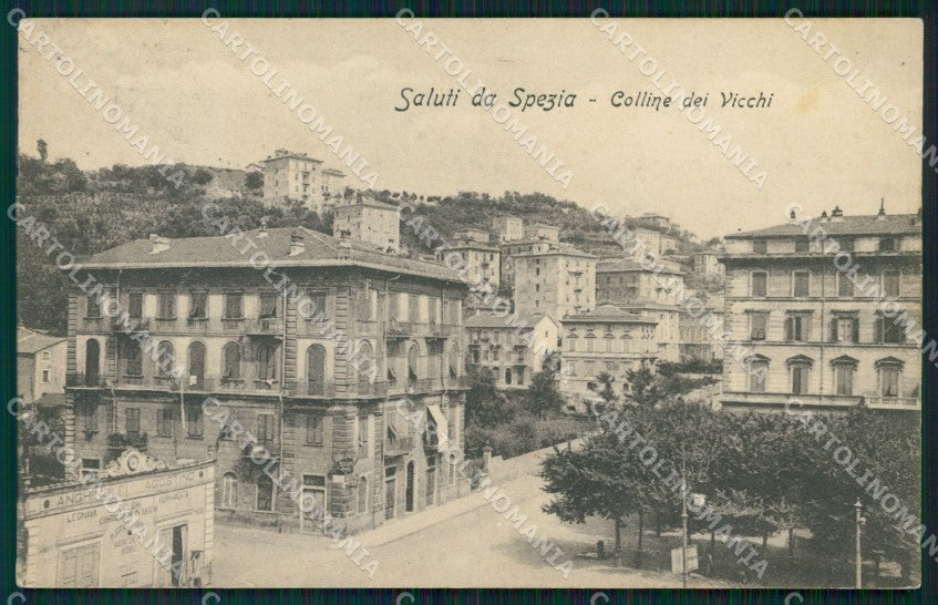 La Spezia Città Colline dei Vicchi cartolina QZ7310 – fronte