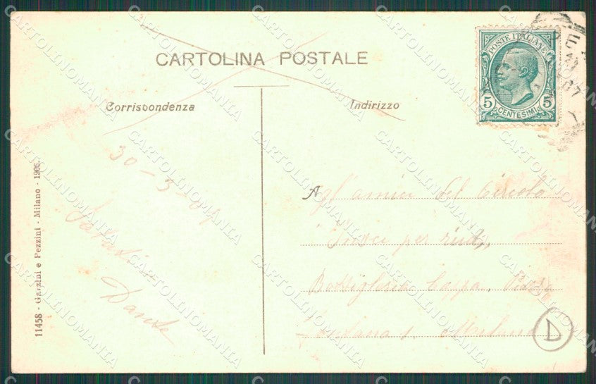 La Spezia Città Colline dei Vicchi cartolina QZ7310 – retro