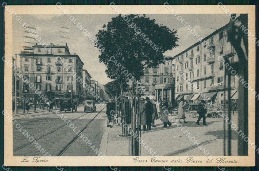 La Spezia Città PIEGA cartolina QZ7314 – fronte