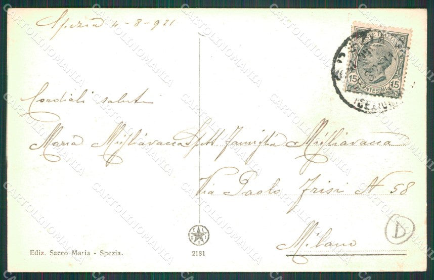 La Spezia Città cartolina QZ7315 – retro
