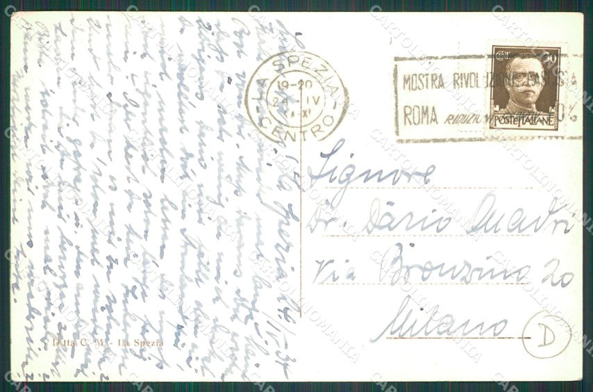 La Spezia Città Foto cartolina QZ7319 – retro