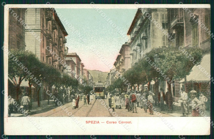 La Spezia Città Tram cartolina QZ7331 – fronte