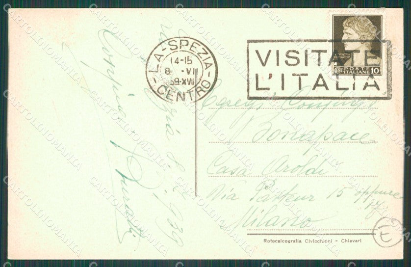 La Spezia Città cartolina QZ7334 – retro