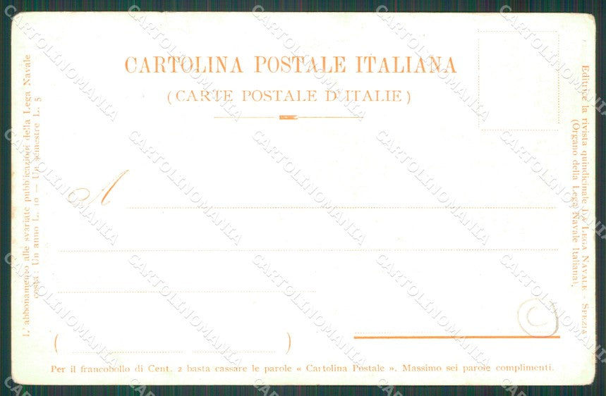 La Spezia Città Marina Militare STRAPPINO cartolina QZ7393 – retro