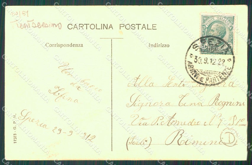 La Spezia Città Varo Regia Nave Roma cartolina QZ7401 – retro