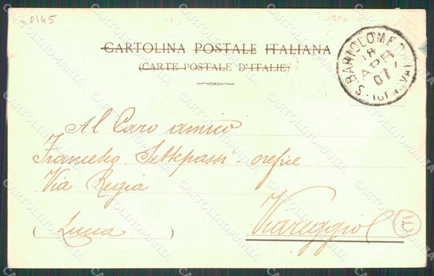 La Spezia Città Varo Corazzata Roma Savoia cartolina QZ7423 – retro