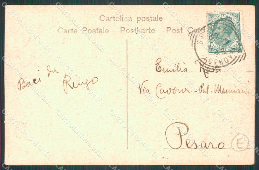 La Spezia Città Varo Regia Nave Roma cartolina QZ7429 – retro