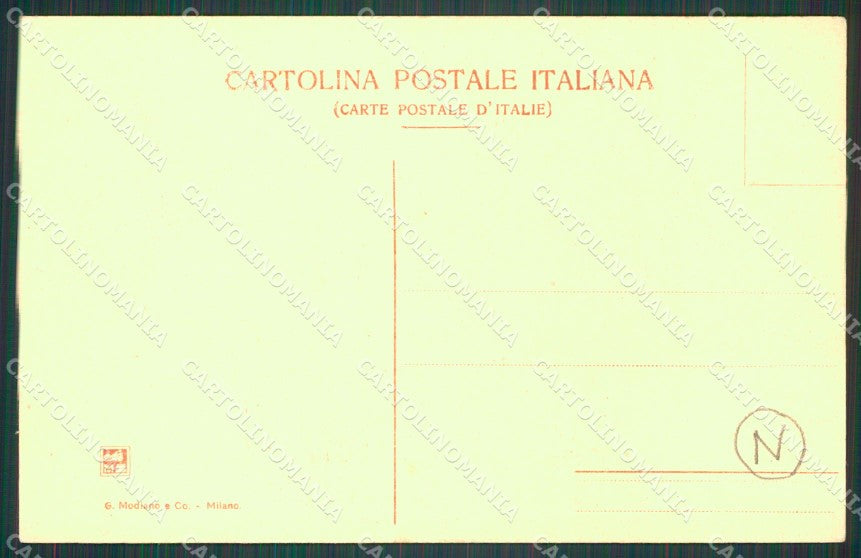 La Spezia Città Banda della Marina Italiana Matacena cartolina QZ7442 – retro