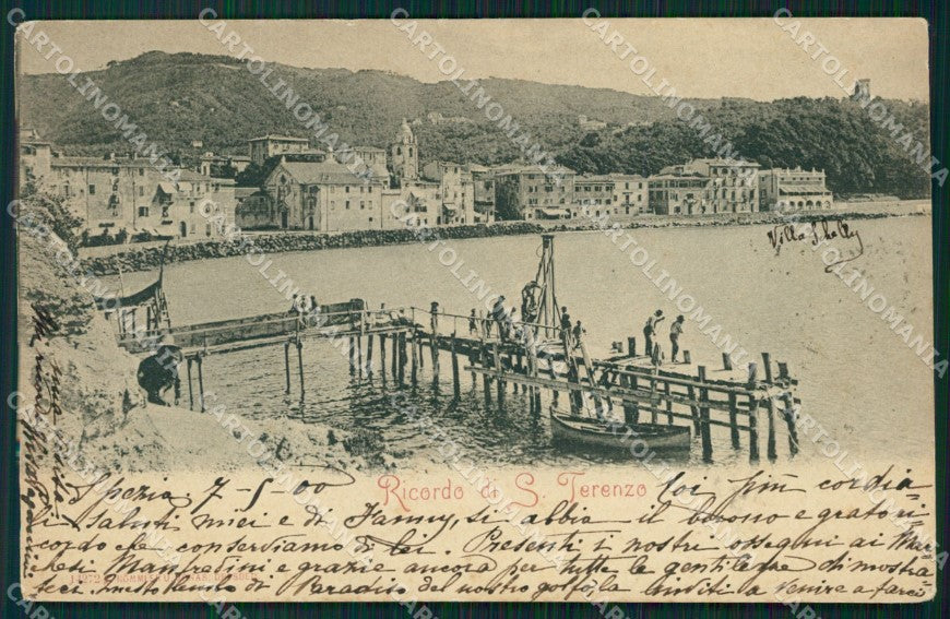 La Spezia Lerici San Terenzo cartolina QZ7444 – fronte
