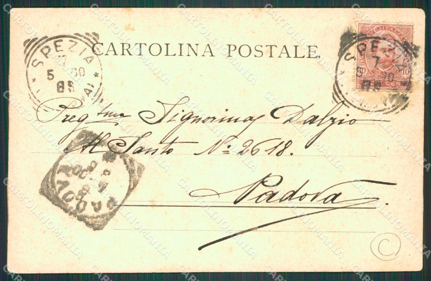 La Spezia Lerici San Terenzo cartolina QZ7444 – retro