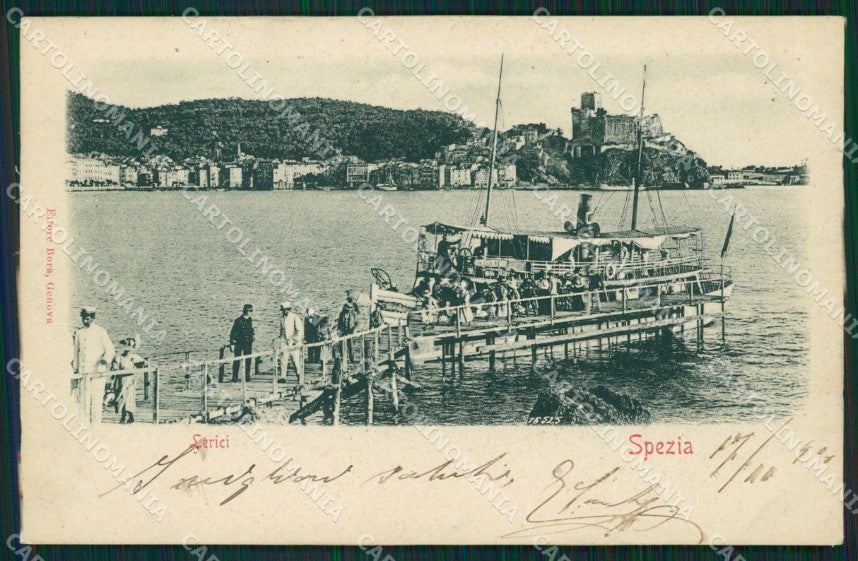 La Spezia Lerici Battello STRAPPINO cartolina QZ7447 – fronte