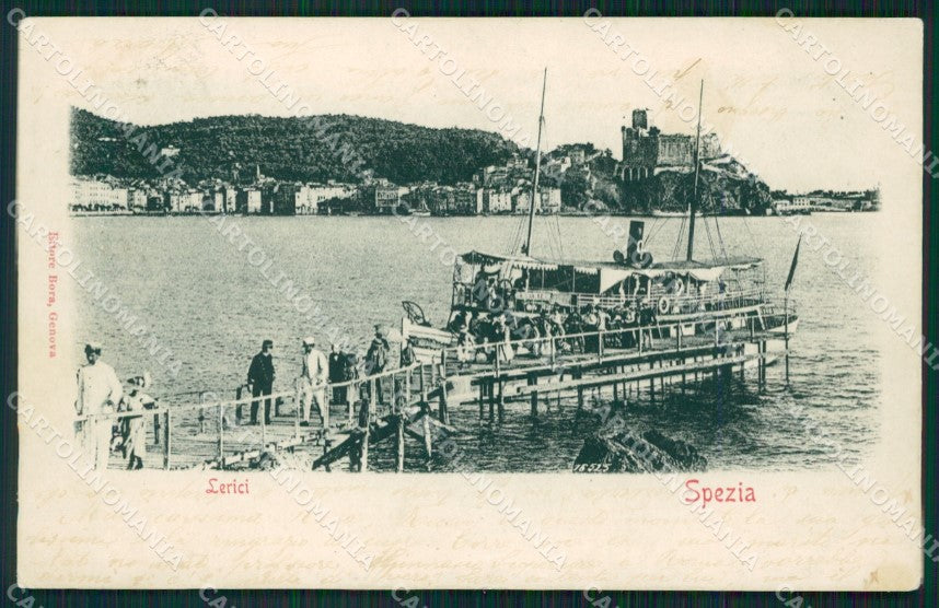 La Spezia Lerici Battello cartolina QZ7450 – fronte