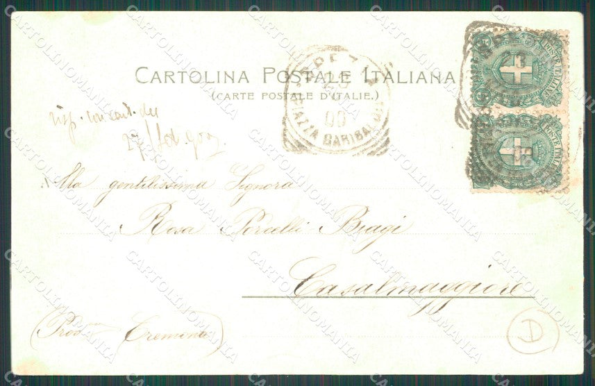 La Spezia Lerici Battello cartolina QZ7450 – retro