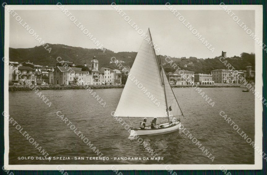 La Spezia Lerici San Terenzo Barca Foto cartolina QZ7471 – fronte