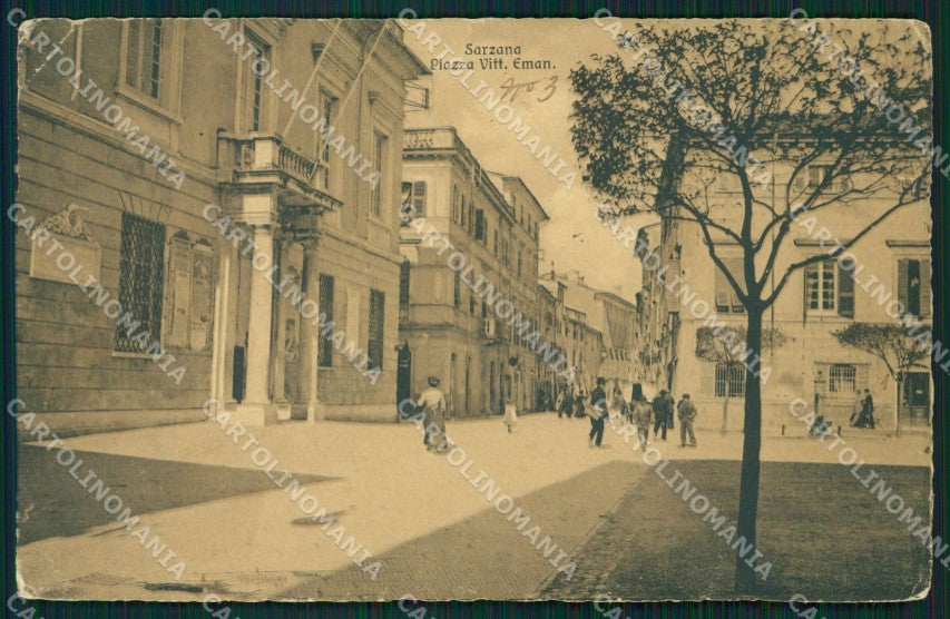 La Spezia Sarzana PIEGA cartolina QZ7477 – fronte