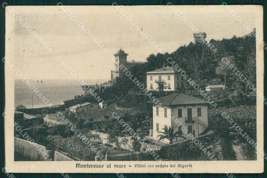 La Spezia Monterosso al Mare PIEGHINA cartolina QZ7479 – fronte