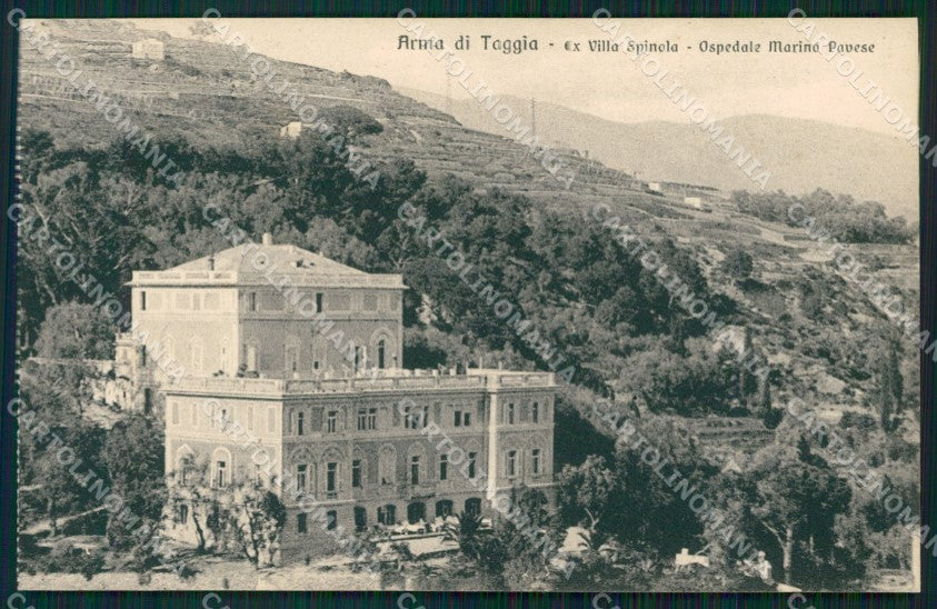 Imperia Arma di Taggia Ospedale Marino Pavese PIEGA cartolina QZ7499 – fronte