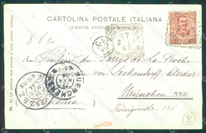 Imperia Bordighera cartolina QZ7502 – retro