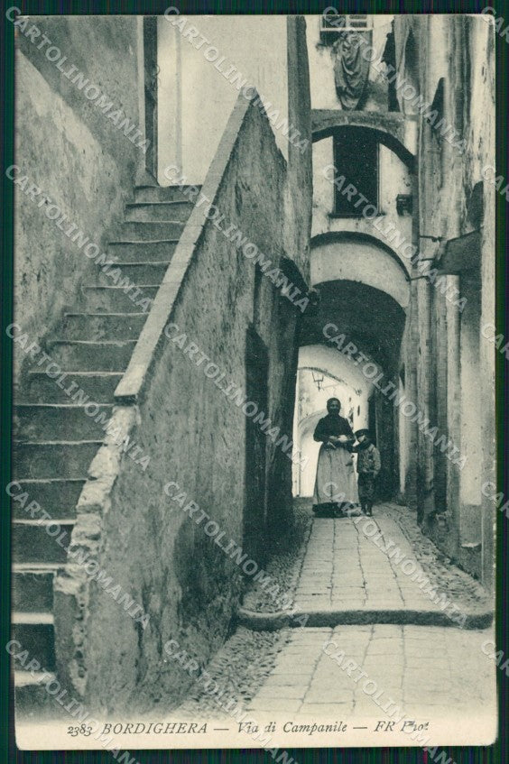 Imperia Bordighera cartolina QZ7506 – fronte