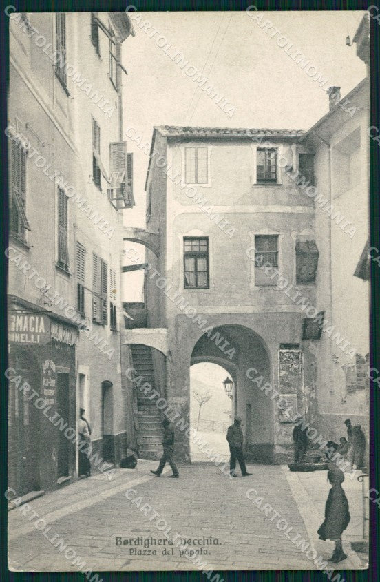 Imperia Bordighera Farmacia cartolina QZ7510 – fronte