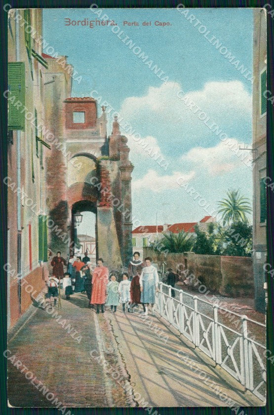 Imperia Bordighera Porta del Capo cartolina QZ7511 – fronte