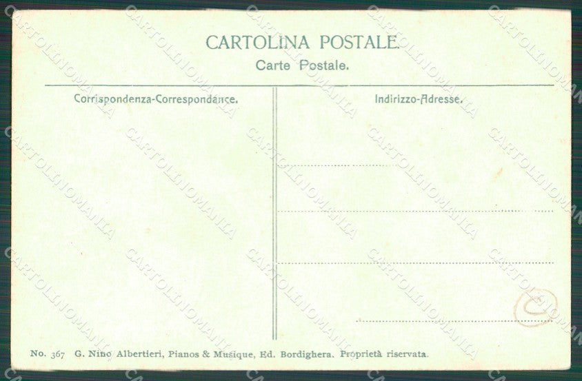 Imperia Bordighera Porta del Capo cartolina QZ7511 – retro