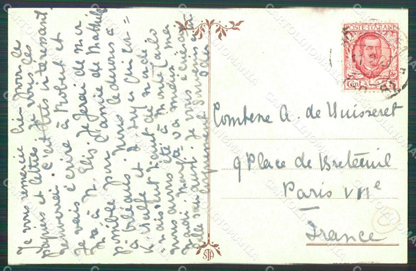 Imperia Bordighera Porta Sottana cartolina QZ7512 – retro