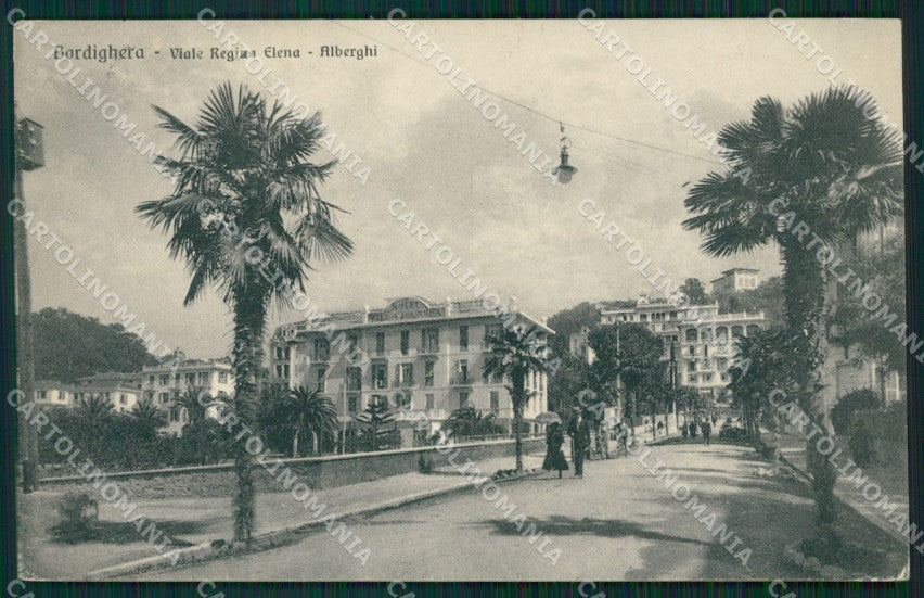 Imperia Bordighera cartolina QZ7517 – fronte
