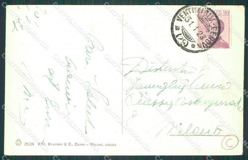 Imperia Bordighera cartolina QZ7517 – retro