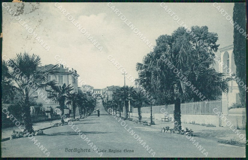Imperia Bordighera cartolina QZ7528 – fronte