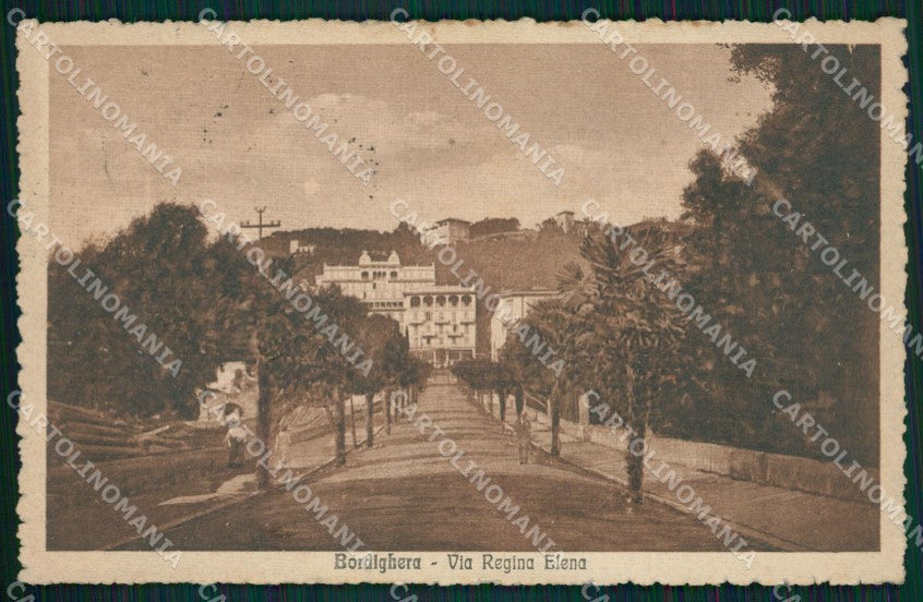 Imperia Bordighera cartolina QZ7529 – fronte