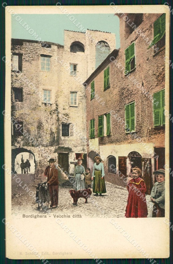 Imperia Bordighera cartolina QZ7532 – fronte