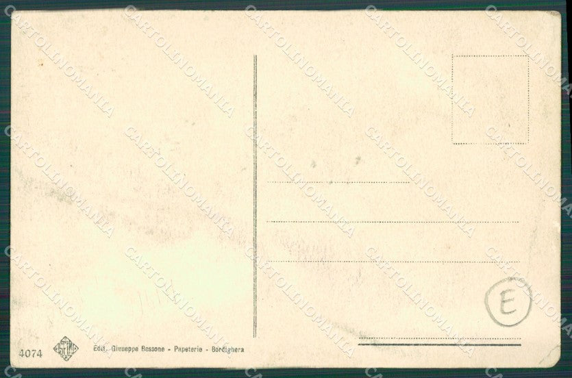 Imperia Bordighera SCOLLATA PIEGHINA cartolina QZ7536 – retro