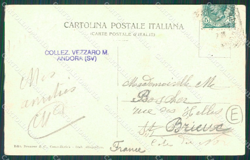 Imperia Bordighera cartolina QZ7545 – retro