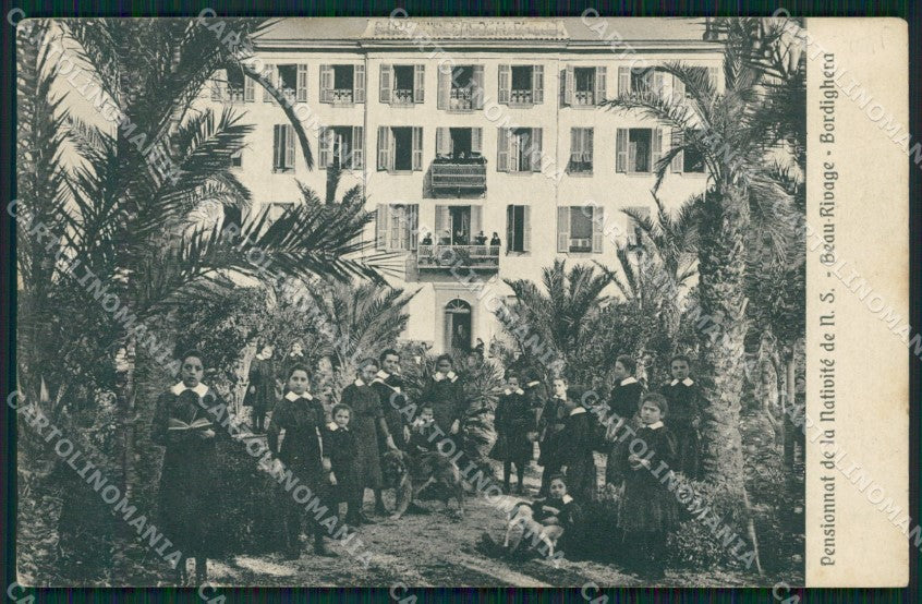 Imperia Bordighera Pensionato della Natività cartolina QZ7567 – fronte