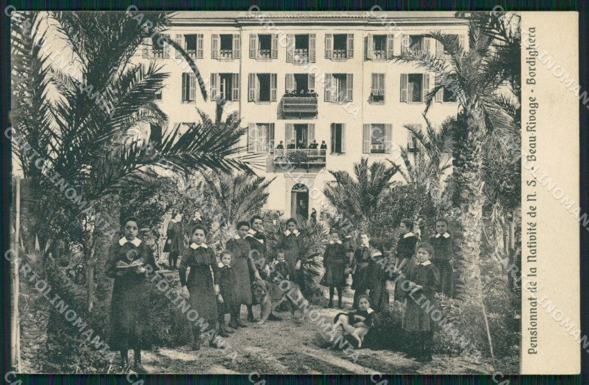 Imperia Bordighera Pensionato della Natività cartolina QZ7568 – fronte