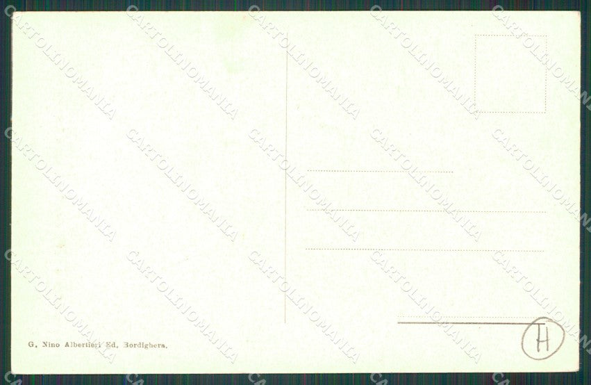 Imperia Bordighera Pensionato della Natività cartolina QZ7568 – retro