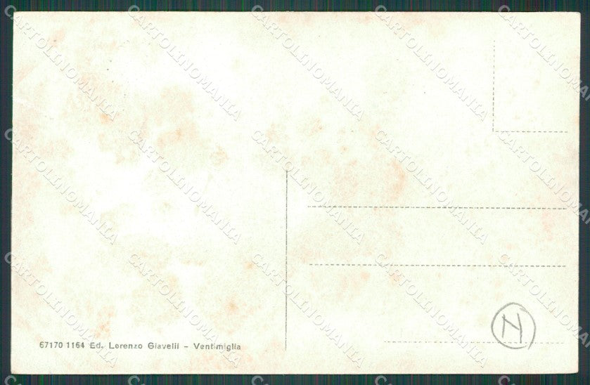 Imperia Dolceacqua Farmacia ABRASA SCOLLATA cartolina QZ7586 – retro