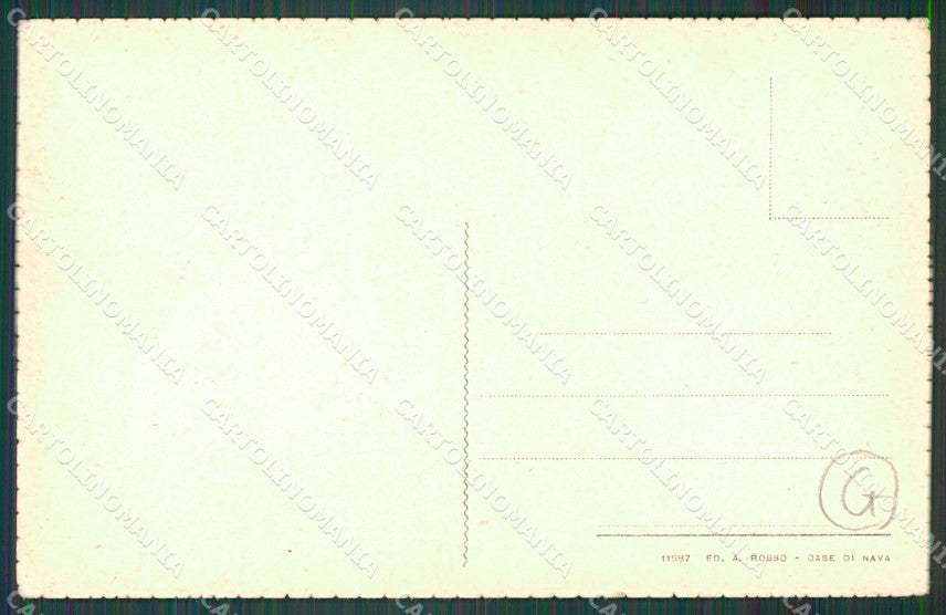 Imperia Pornassio Case di Nava cartolina QZ7590 – retro