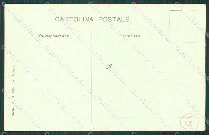 Imperia Ospedaletti Saluti da Stazione cartolina QZ7598 – retro