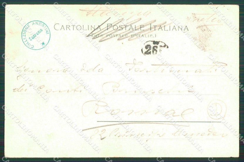 Imperia San Remo PIEGHINA cartolina QZ7607 – retro