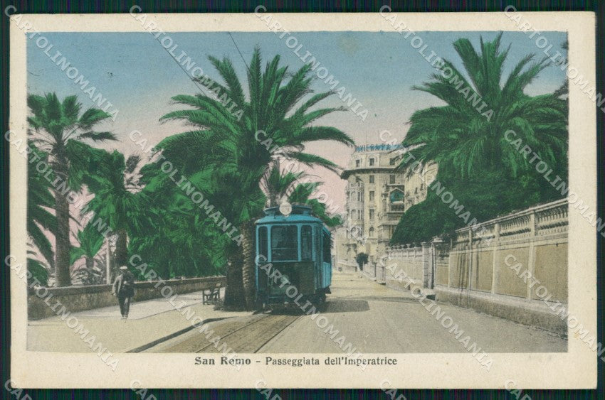 Imperia San Remo Tram cartolina QZ7611 – fronte