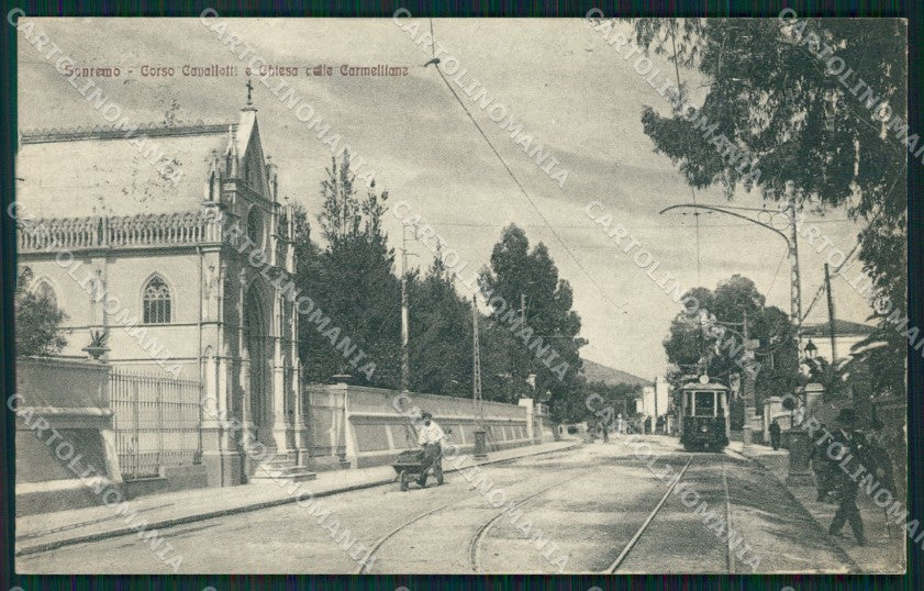 Imperia San Remo Tram cartolina QZ7614 – fronte