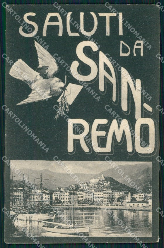 Imperia San Remo Saluti da cartolina QZ7632 – fronte