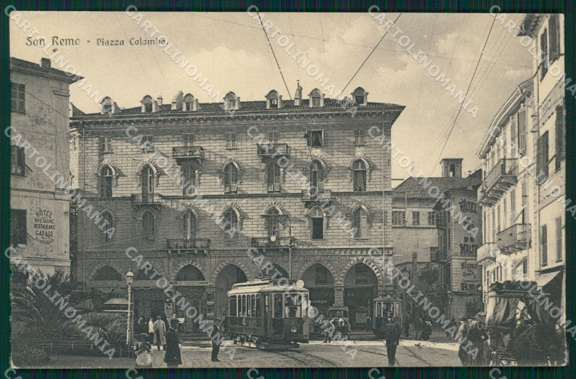 Imperia San Remo Tram Carrozze cartolina QZ7639 – fronte