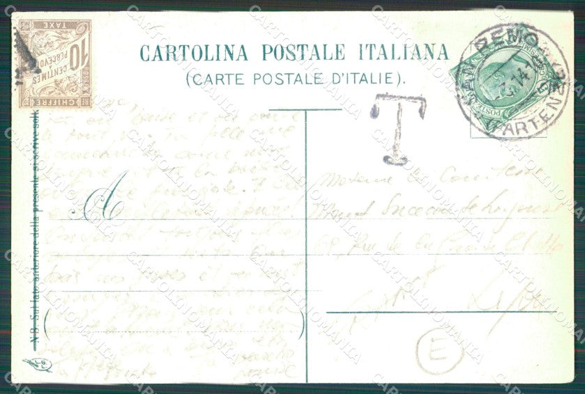 Imperia San Remo cartolina QZ7644 – retro
