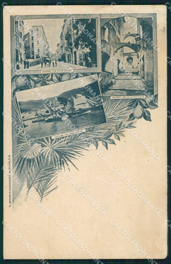 Imperia San Remo SCOLLATA cartolina QZ7649 – fronte
