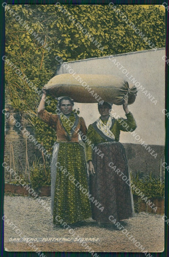 Imperia San Remo Portatrici di Grano cartolina QZ7653 – fronte